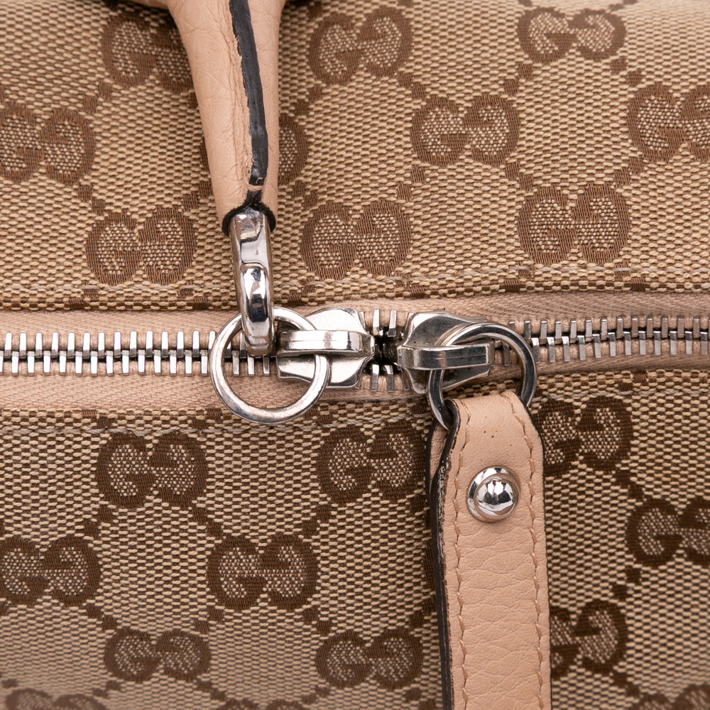 Pre-Loved Gucci Large GG Canvas Icon Bit Satchel - Picture 7 of 12